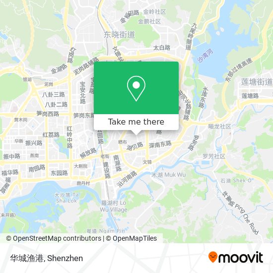 华城渔港 map