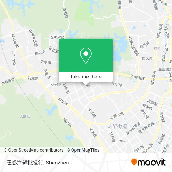 旺盛海鲜批发行 map