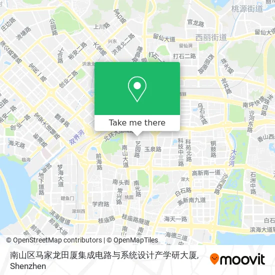 南山区马家龙田厦集成电路与系统设计产学研大厦 map