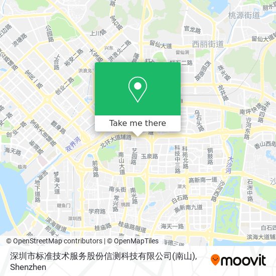深圳市标准技术服务股份信测科技有限公司(南山) map