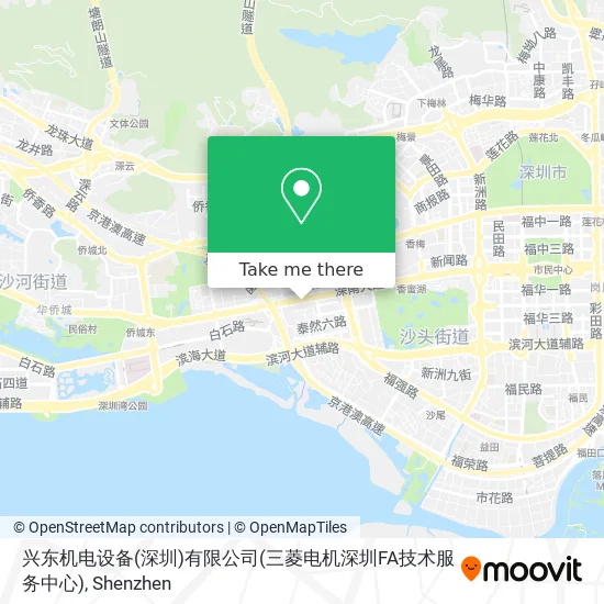 兴东机电设备(深圳)有限公司(三菱电机深圳FA技术服务中心) map