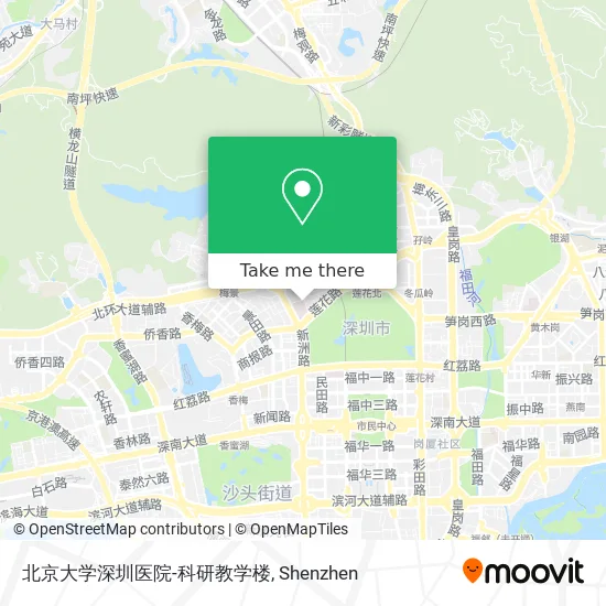 北京大学深圳医院-科研教学楼 map