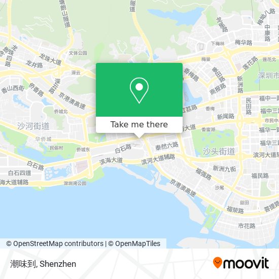 潮味到 map