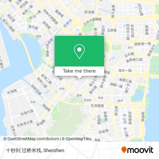 十秒到 过桥米线 map