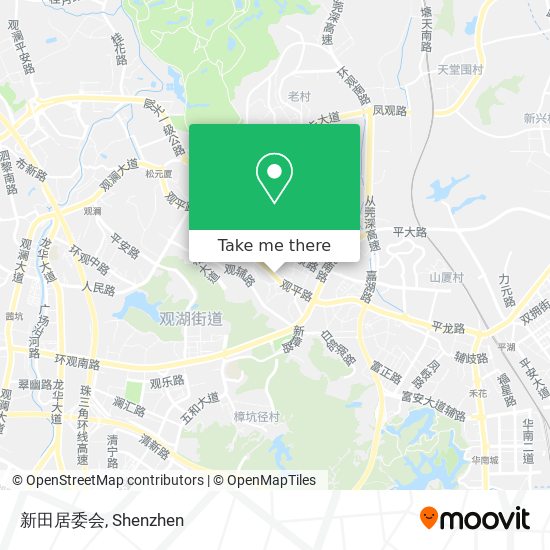 新田居委会 map