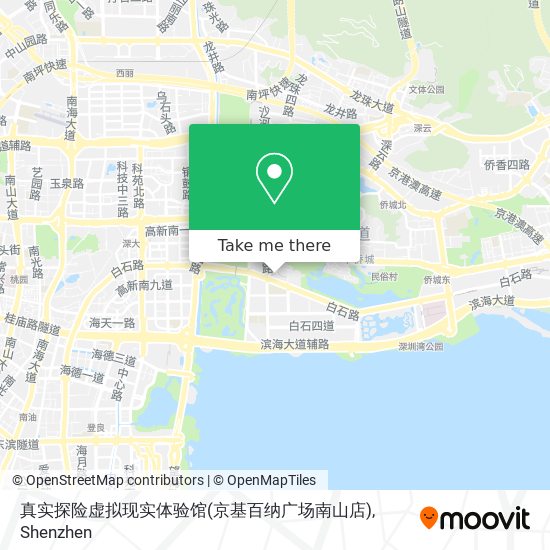真实探险虚拟现实体验馆(京基百纳广场南山店) map