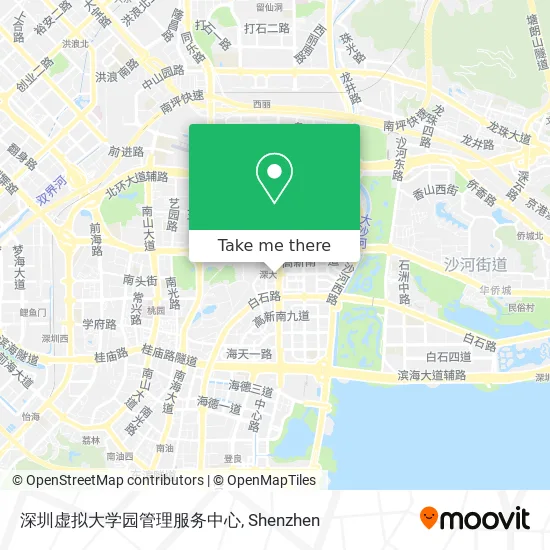 深圳虚拟大学园管理服务中心 map