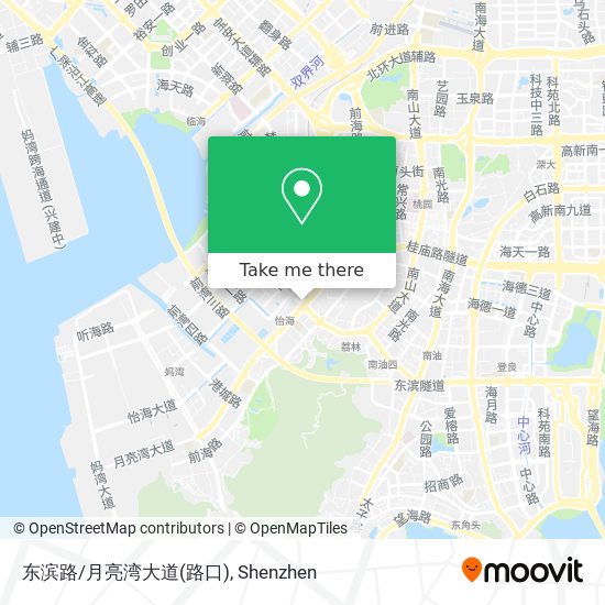 东滨路/月亮湾大道(路口) map