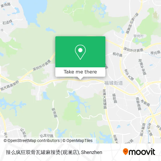 辣么疯狂双骨瓦罐麻辣烫(观澜店) map