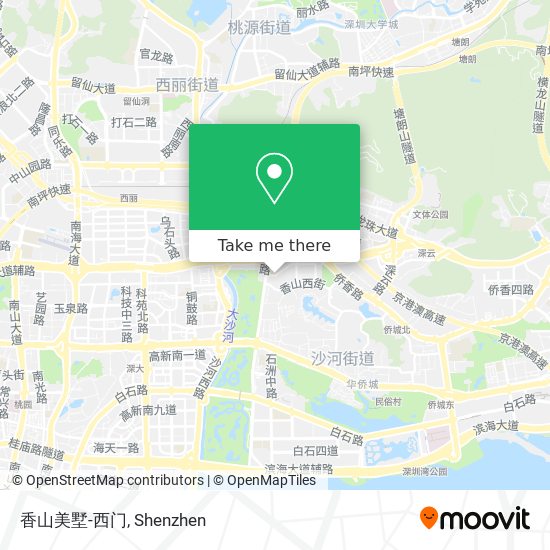 香山美墅-西门 map