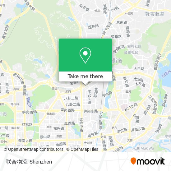 联合物流 map