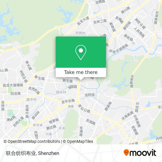 联合纺织布业 map