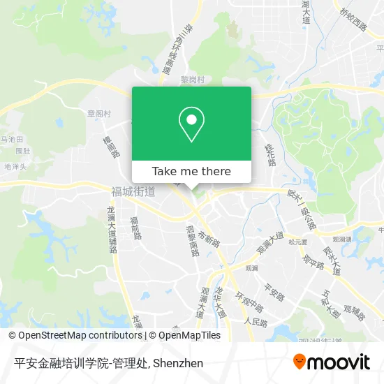 平安金融培训学院-管理处 map