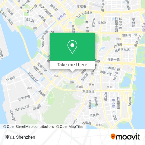 南山 map