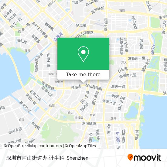 深圳市南山街道办-计生科 map