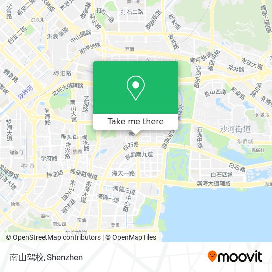 南山驾校 map