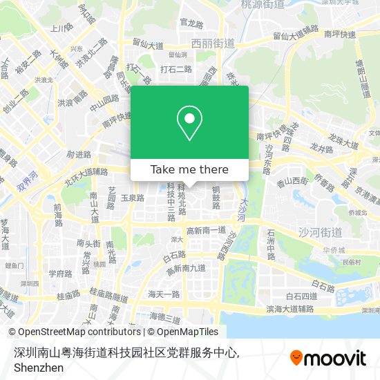 深圳南山粤海街道科技园社区党群服务中心 map