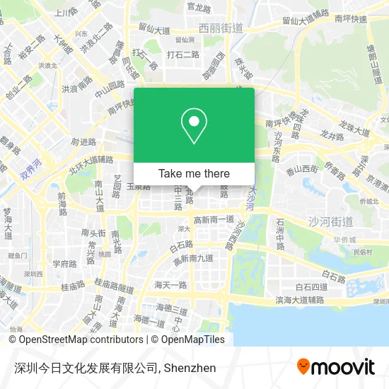 深圳今日文化发展有限公司 map