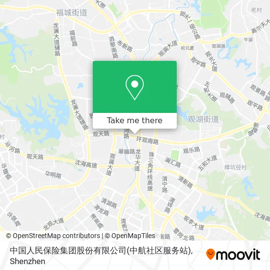 中国人民保险集团股份有限公司(中航社区服务站) map