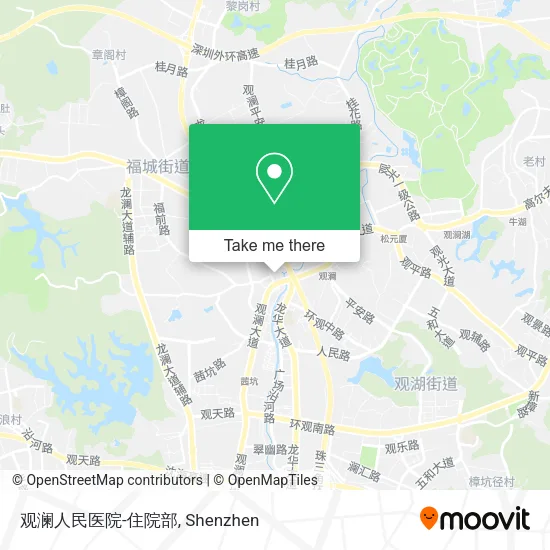 观澜人民医院-住院部 map