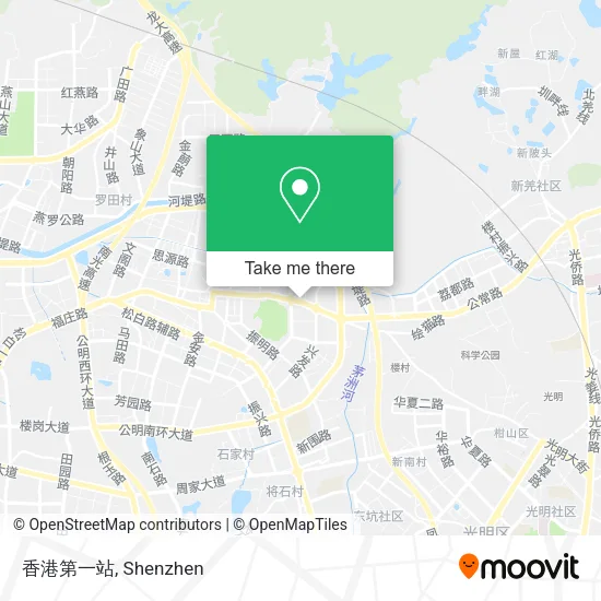 香港第一站 map