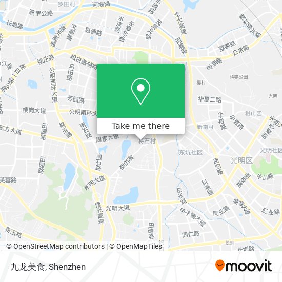 九龙美食 map