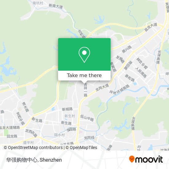 华强购物中心 map