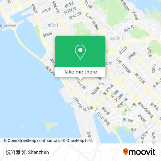 悦容雅筑 map