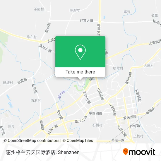 惠州格兰云天国际酒店 map