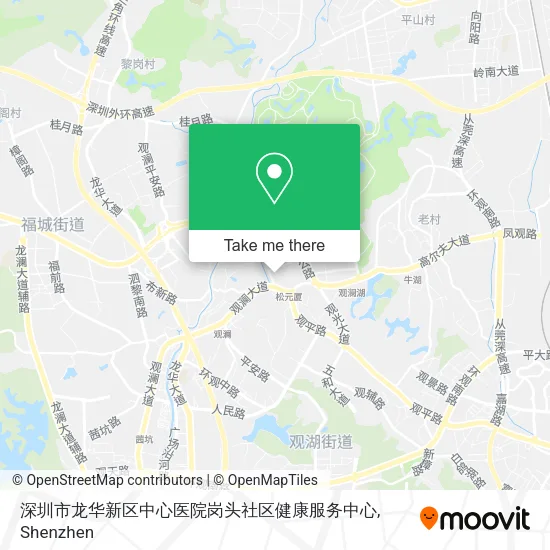 深圳市龙华新区中心医院岗头社区健康服务中心 map