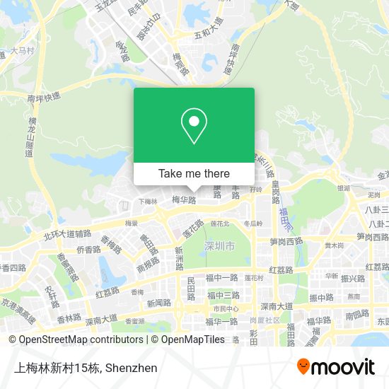 上梅林新村15栋 map