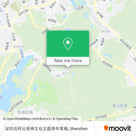 深圳吉祥云舍禅文化主题青年客栈 map