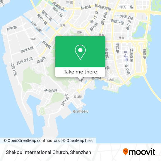 Shekou International Church map