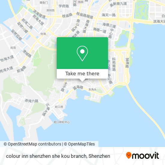 colour inn shenzhen she kou branch map