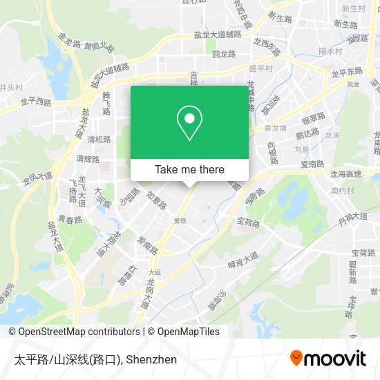 太平路/山深线(路口) map
