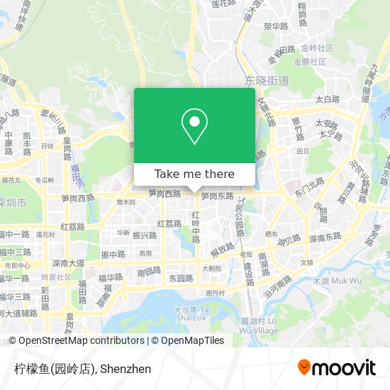柠檬鱼(园岭店) map