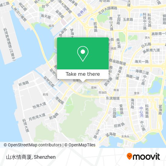 山水情商厦 map