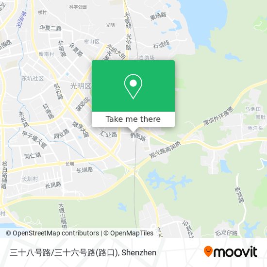 三十八号路/三十六号路(路口) map