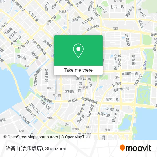 许留山(欢乐颂店) map