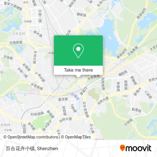 百合花卉小镇 map