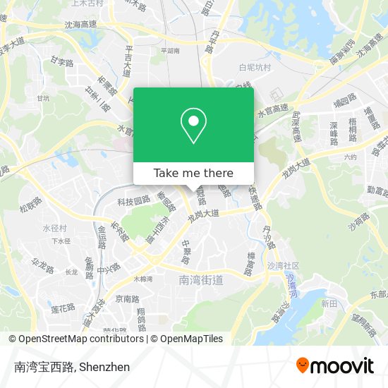 南湾宝西路 map