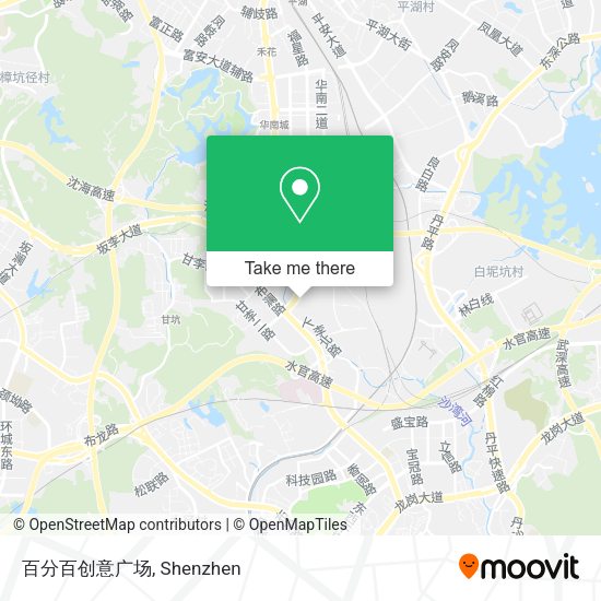 百分百创意广场 map