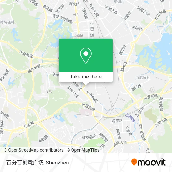 百分百创意广场 map