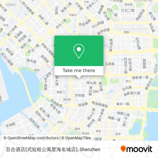 百合酒店(式短租公寓星海名城店) map
