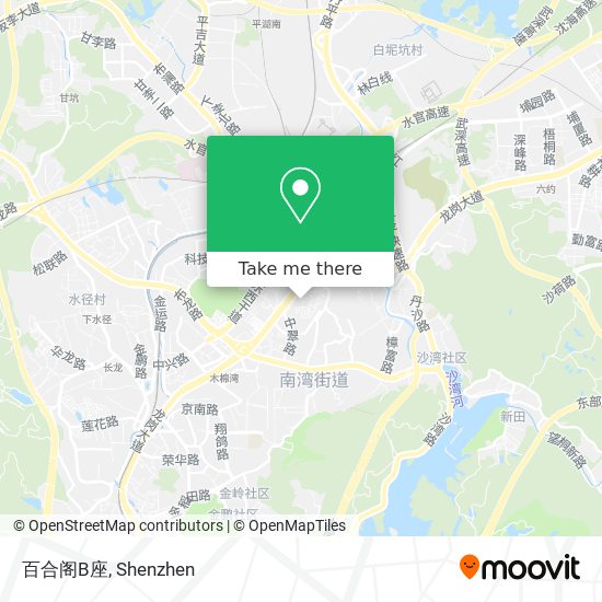 百合阁B座 map