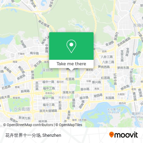 花卉世界十一分场 map