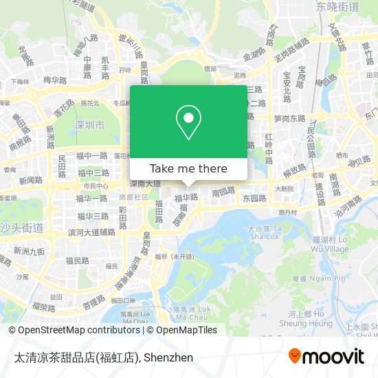 太清凉茶甜品店(福虹店) map