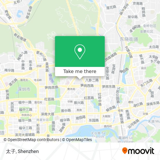 太子 map
