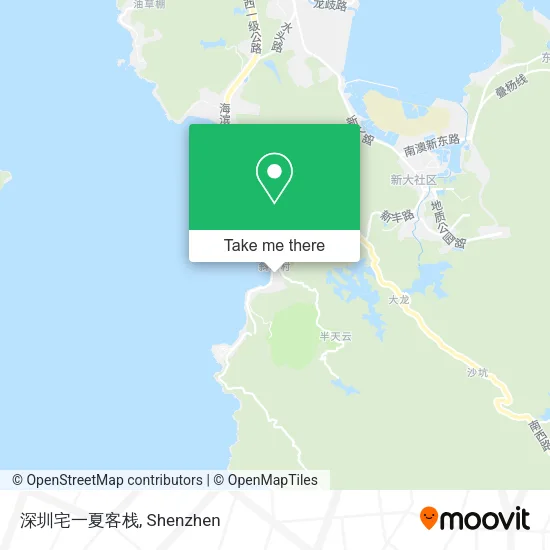 深圳宅一夏客栈 map