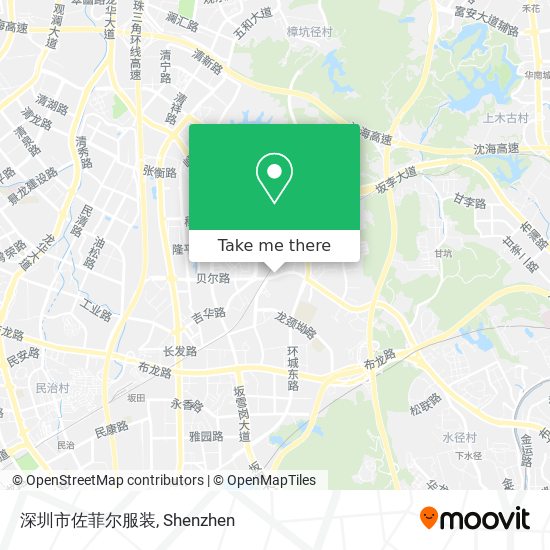 深圳市佐菲尔服装 map